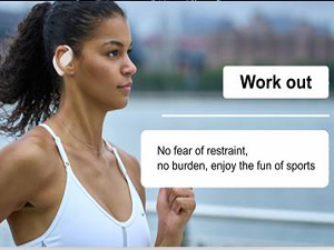 Open non in ear Bluetooth earphones that can protect hearing